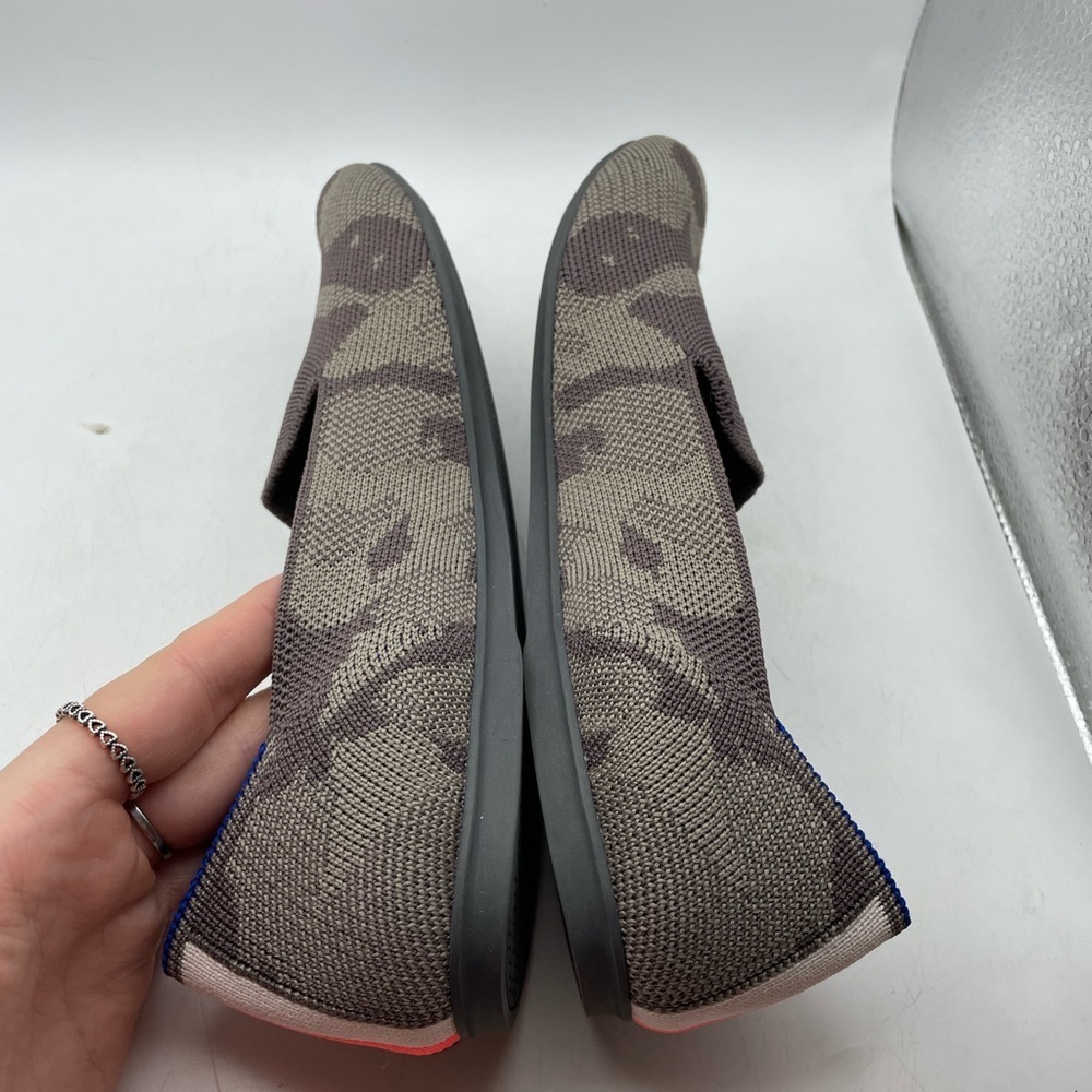 Rothy's The Loafer womens gray Camouflage Slip-On Flats size 7 - Picture 7 of 9